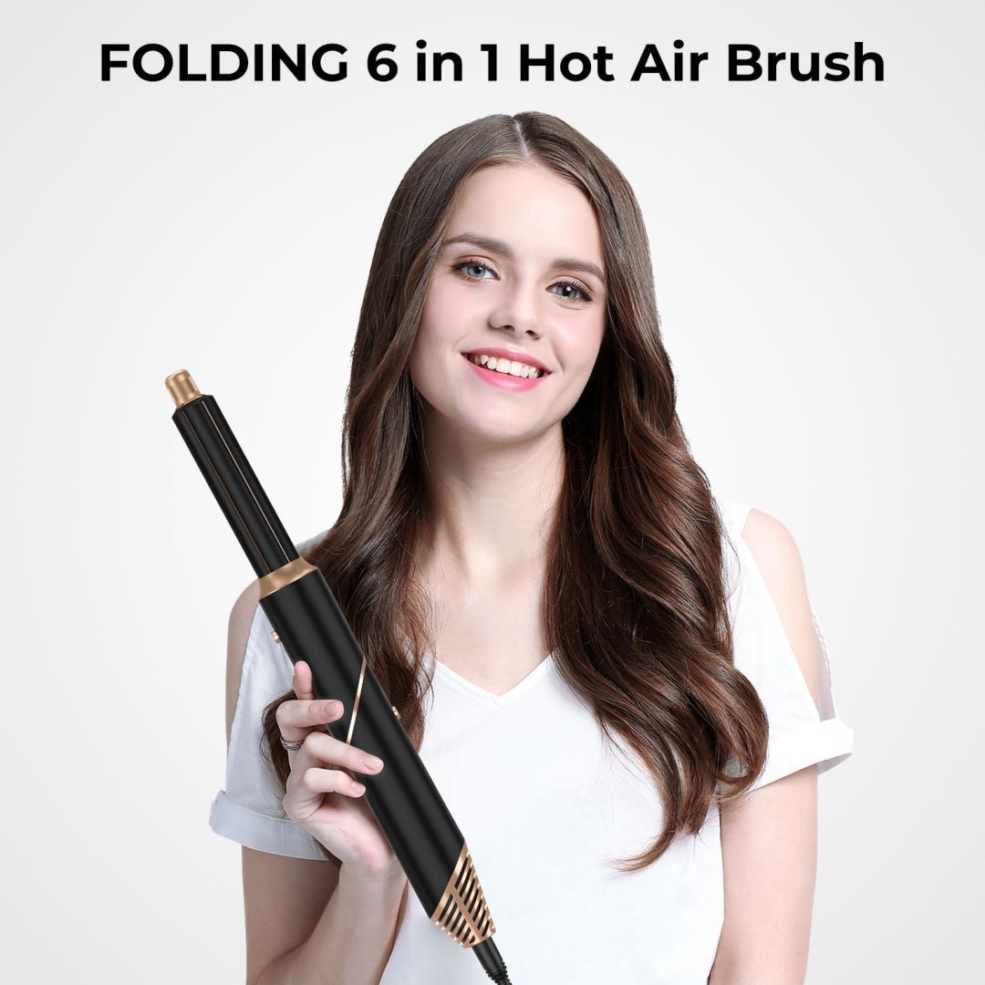 Automatic Hair Suction Six-in-one Folding Multifunctional Converter Hair Dryer Innovoni