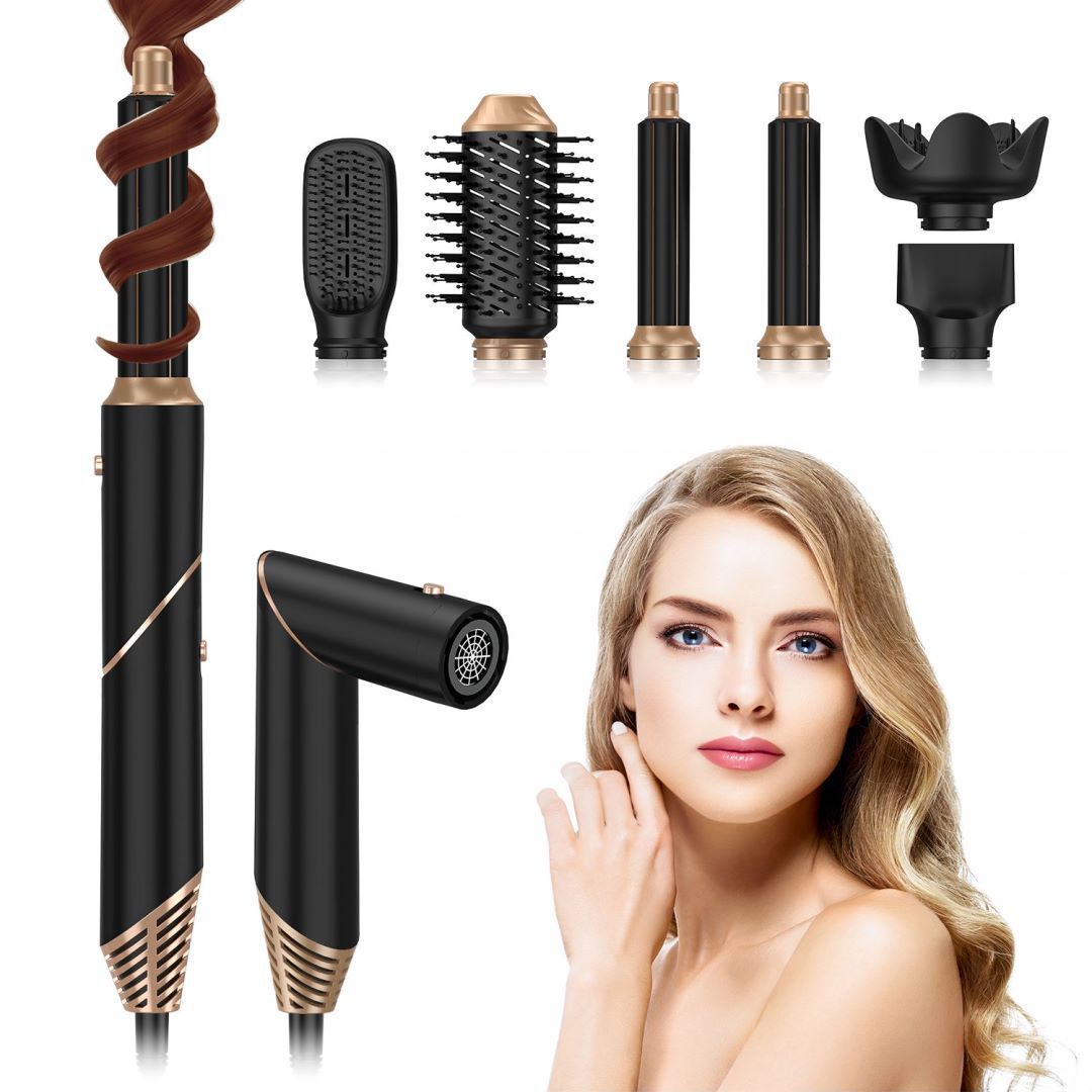 Automatic Hair Suction Six-in-one Folding Multifunctional Converter Hair Dryer Innovoni