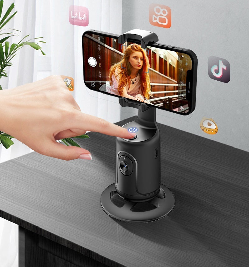 360 Auto Face Tracking Gimbal AI Smart Gimbal Face Tracking Auto Phone Holder For Smartphone Video Vlog Live Stabilizer Tripod Innovoni