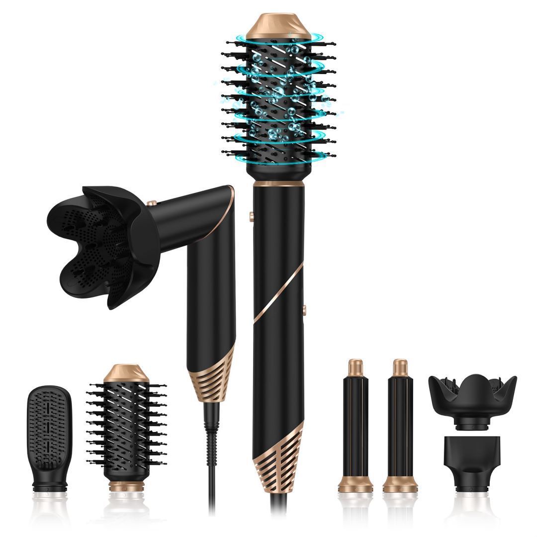 Automatic Hair Suction Six-in-one Folding Multifunctional Converter Hair Dryer Innovoni
